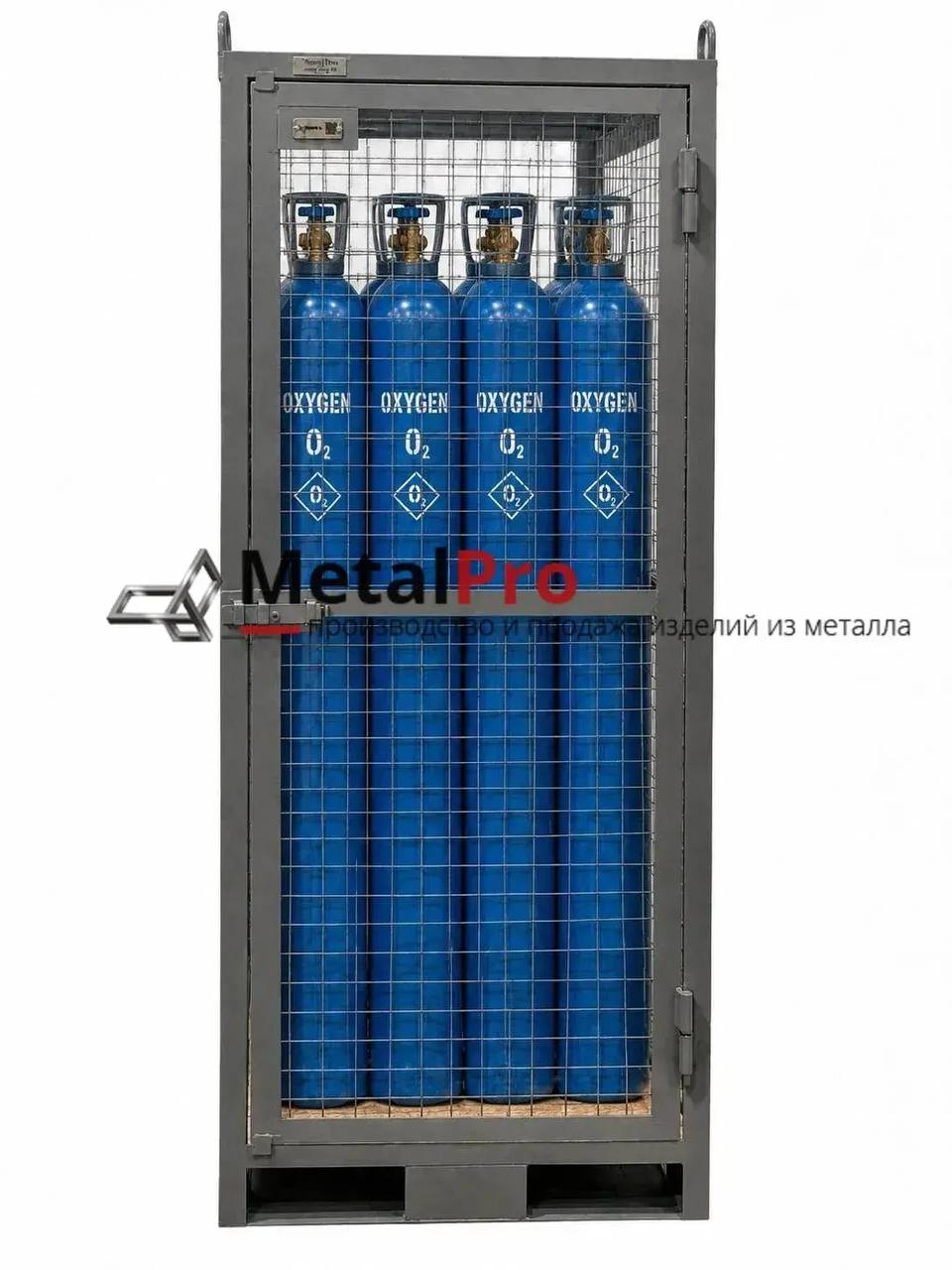 Клеть для кислородных газовых баллонов